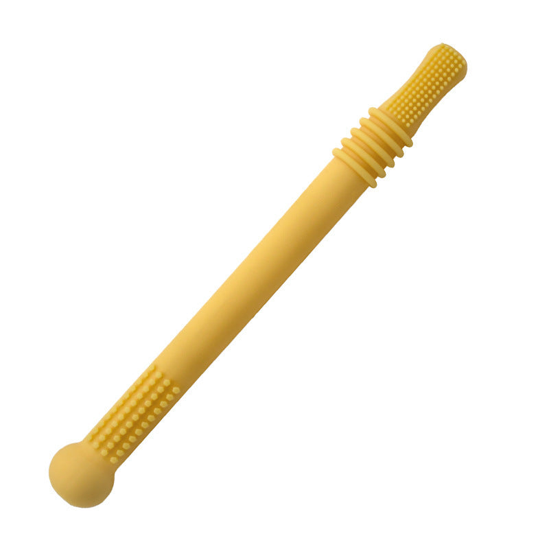 The Teether That Actually Works (And Saves Your Fingers From Biting!) Silicone Hollow Teething Tube