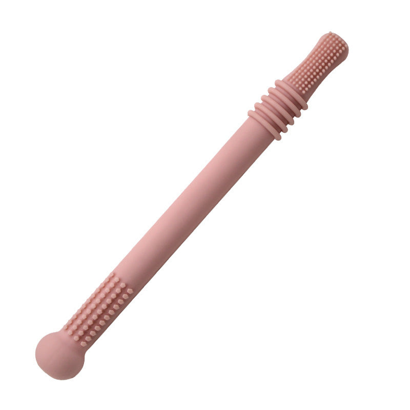 The Teether That Actually Works (And Saves Your Fingers From Biting!) Silicone Hollow Teething Tube