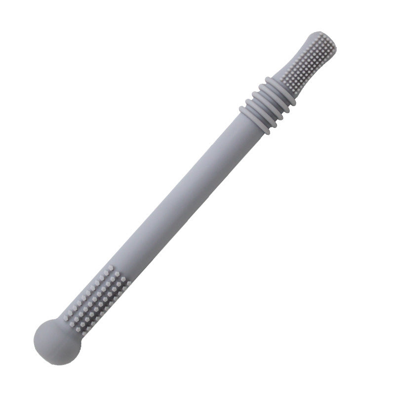 The Teether That Actually Works (And Saves Your Fingers From Biting!) Silicone Hollow Teething Tube