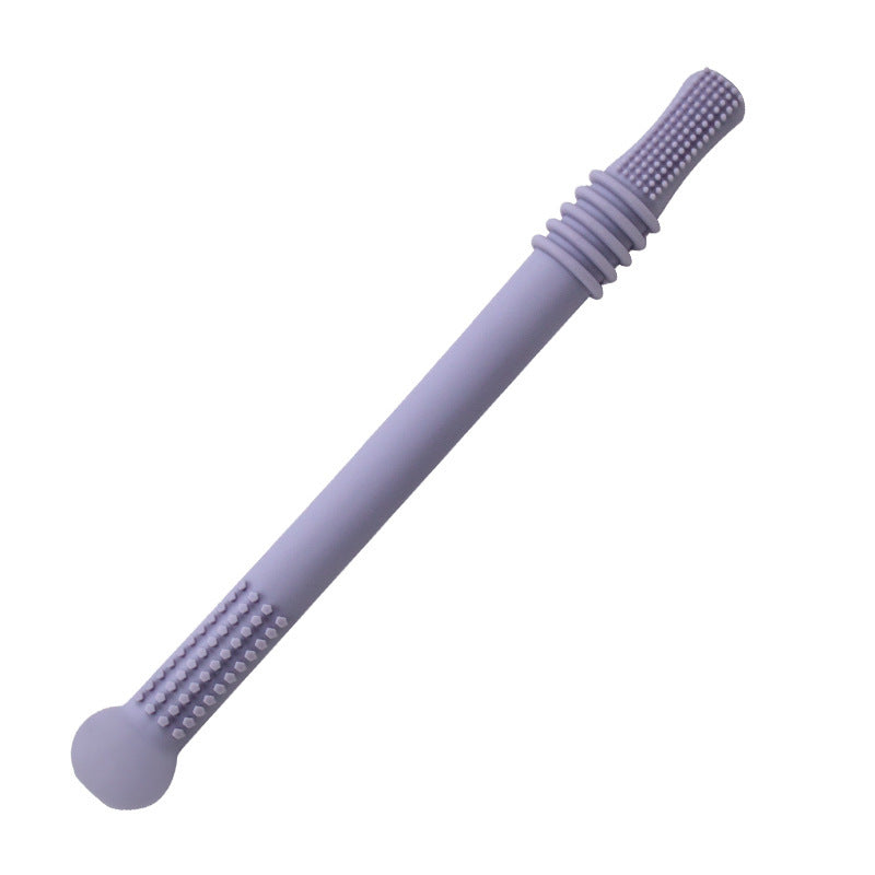 The Teether That Actually Works (And Saves Your Fingers From Biting!) Silicone Hollow Teething Tube