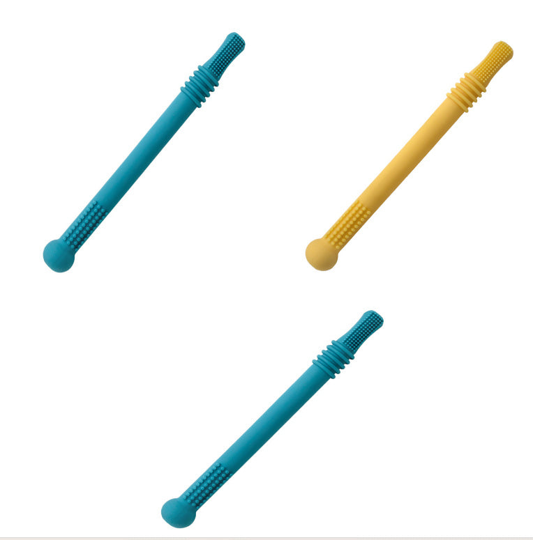 The Teether That Actually Works (And Saves Your Fingers From Biting!) Silicone Hollow Teething Tube
