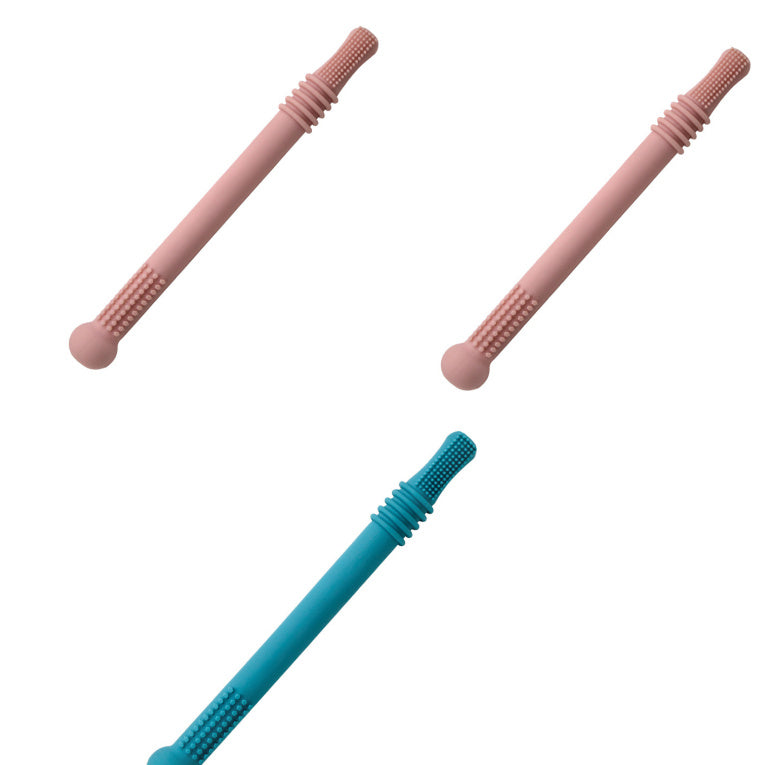 The Teether That Actually Works (And Saves Your Fingers From Biting!) Silicone Hollow Teething Tube