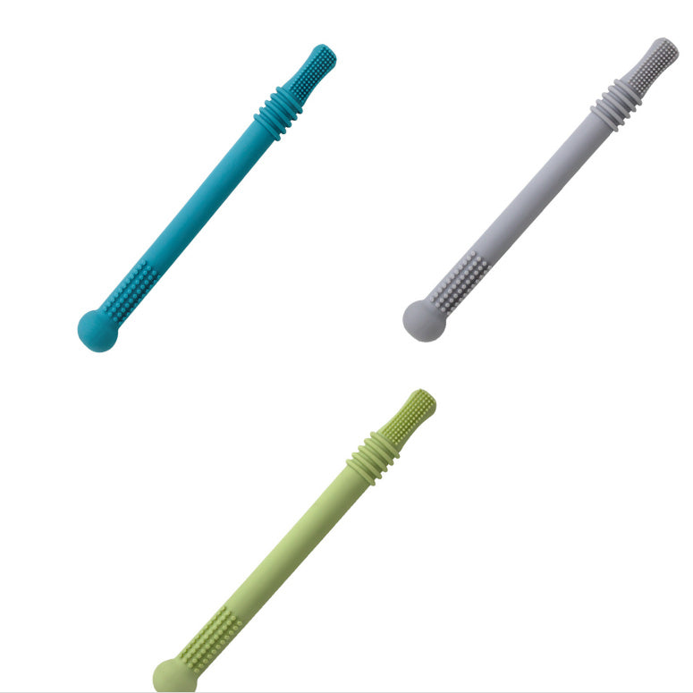 The Teether That Actually Works (And Saves Your Fingers From Biting!) Silicone Hollow Teething Tube