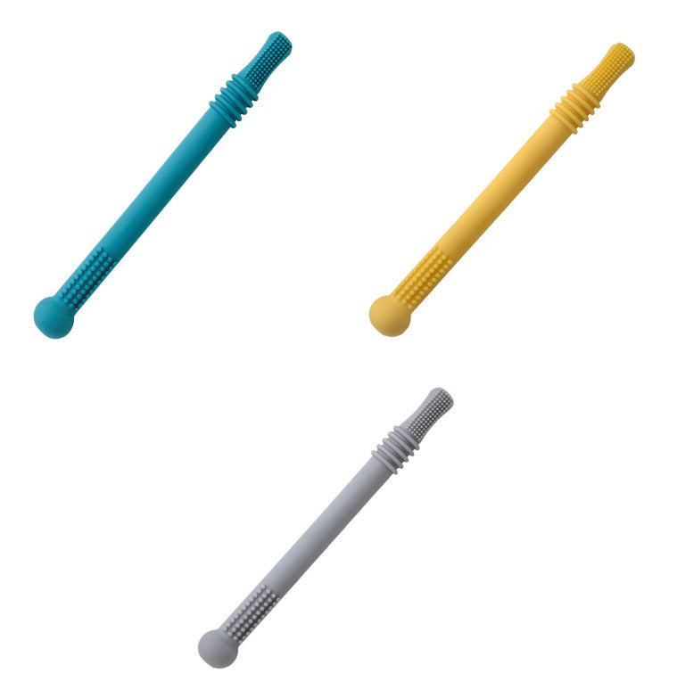 The Teether That Actually Works (And Saves Your Fingers From Biting!) Silicone Hollow Teething Tube