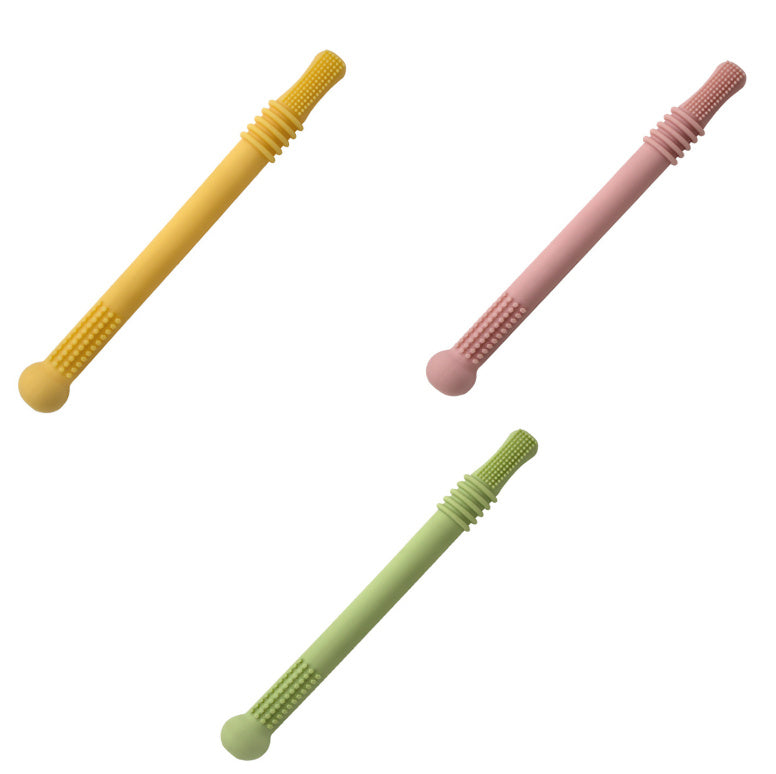 The Teether That Actually Works (And Saves Your Fingers From Biting!) Silicone Hollow Teething Tube