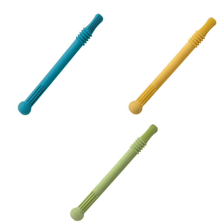 The Teether That Actually Works (And Saves Your Fingers From Biting!) Silicone Hollow Teething Tube