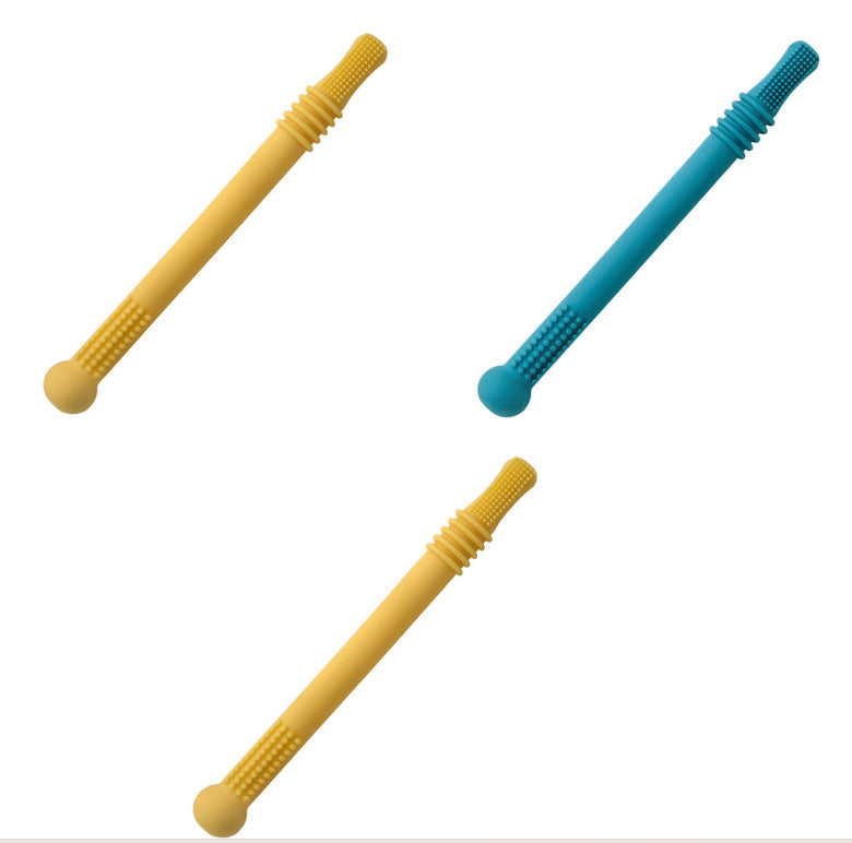 The Teether That Actually Works (And Saves Your Fingers From Biting!) Silicone Hollow Teething Tube